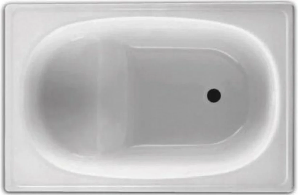 Стальная ванна BLB Europa mini Europa Mini B05E 105x70 см, пристенная, на ножках A05EROS30, с сиденьем