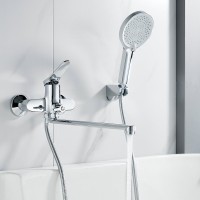 Универсальный смеситель Shevanik S6222 хром