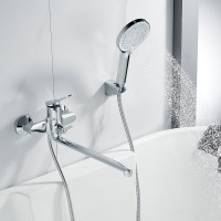Универсальный смеситель Shevanik S6222 хром