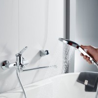 Универсальный смеситель Shevanik S6222 хром