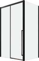 Душевой уголок Veconi Premium Trento PTC-SP-30B 140x90, профиль черный матовый, стекло прозрачное
