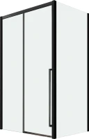 Душевой уголок Veconi Premium Trento PTC-SP-30B 140x90, профиль черный матовый, стекло прозрачное