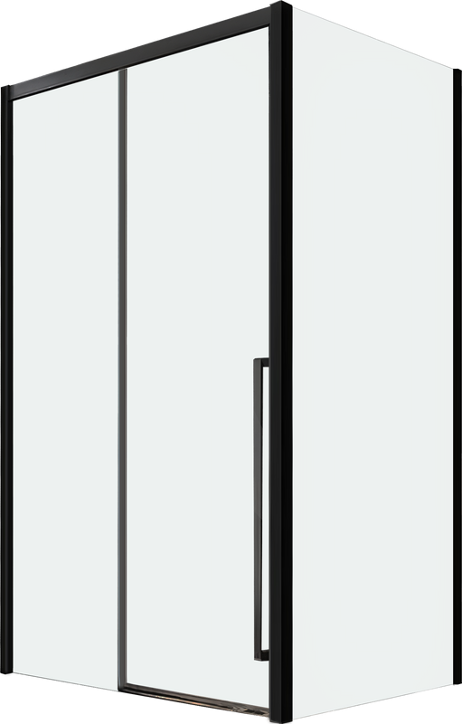 Душевой уголок Veconi Premium Trento PTC-SP-30B 140x90, профиль черный матовый, стекло прозрачное