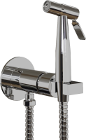 Гигиенический душ Paini Castello Round CACR442R со смесителем, С ВНУТРЕННЕЙ ЧАСТЬЮ, хром