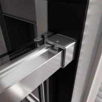 Душевой уголок Veconi Premium Trento PTC-SP-40CH 130x80, профиль хром, стекло прозрачное