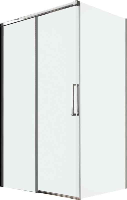 Душевой уголок Veconi Premium Trento PTC-SP-40CH 130x80, профиль хром, стекло прозрачное