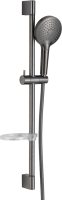 Душевой гарнитур AQUAme AQM8101GM оружейная сталь