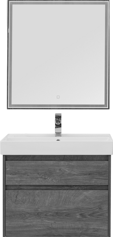 Мебель для ванной комнаты Aquanet Nova Lite 75 дуб рошелье, 2 ящика