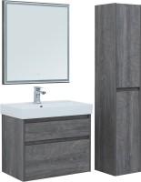 Мебель для ванной комнаты Aquanet Nova Lite 75 дуб рошелье, 2 ящика