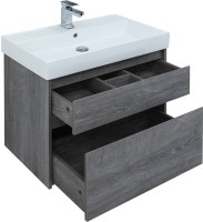 Мебель для ванной комнаты Aquanet Nova Lite 75 дуб рошелье, 2 ящика