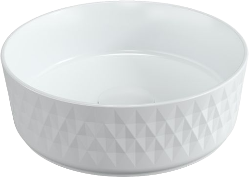 Накладная раковина Allen Brau Fantasy Romb 36, белая