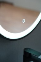 Зеркало Alavann Wave 52х92 см, с подсветкой