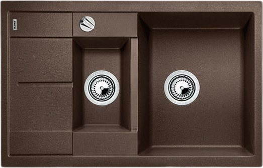 Комплект Мойка Blanco Metra 6 S Compact кофе + Смеситель Grohe Eurosmart