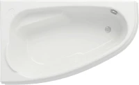 Акриловая ванна Cersanit Joanna L 160x95 см, угловая, левая, встраиваемая, ультрабелая, асимметричная, на ножках
