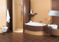 Акриловая ванна Cersanit Joanna L 160x95 см, угловая, левая, встраиваемая, ультрабелая, асимметричная, на ножках