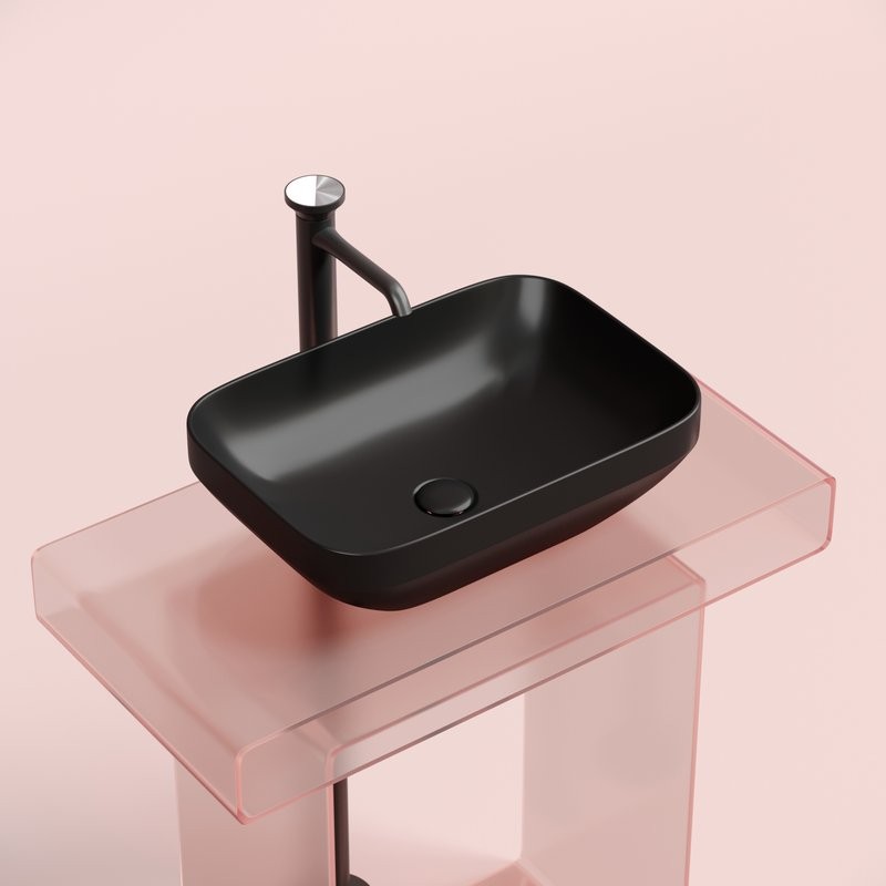 Накладная раковина Ceramicanova Element CN6055MB черная матовая