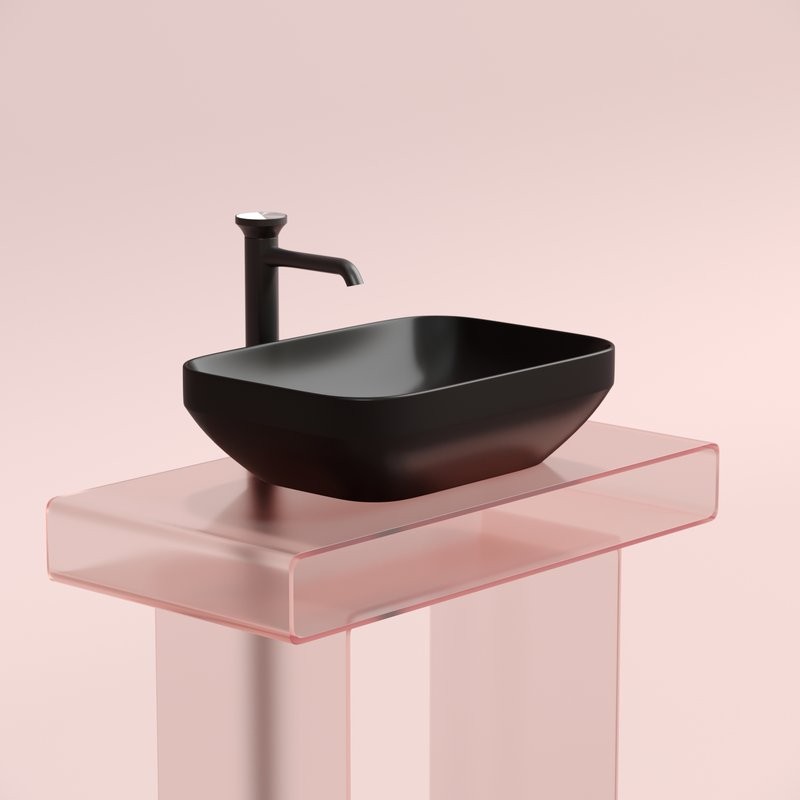 Накладная раковина Ceramicanova Element CN6055MB черная матовая