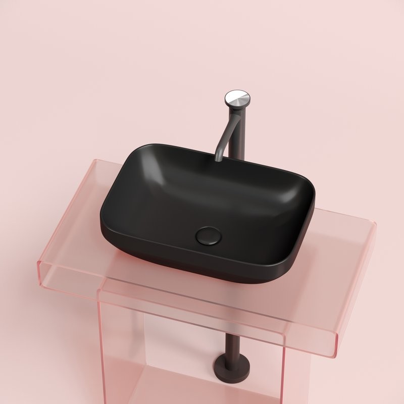 Накладная раковина Ceramicanova Element CN6055MB черная матовая