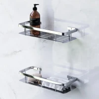 Полка AM.PM Sense L A7453200 2-ярусная, хром Полка AM.PM Sense L A7453200 2-ярусная, хром