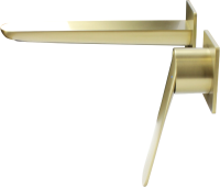 Смеситель для раковины Bronze de Luxe Icon 7006CG С ВНУТРЕННЕЙ ЧАСТЬЮ, матовое золото