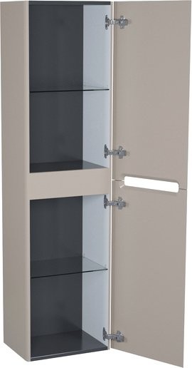 Шкаф пенал для ванной IDDIS Edifice 40 капучино