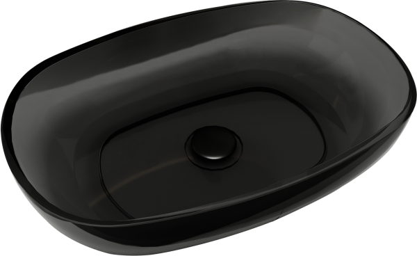 Накладная раковина Abber Kristall AT2805Onyx черная