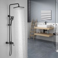 Душевая стойка Shevanik S6836H черная