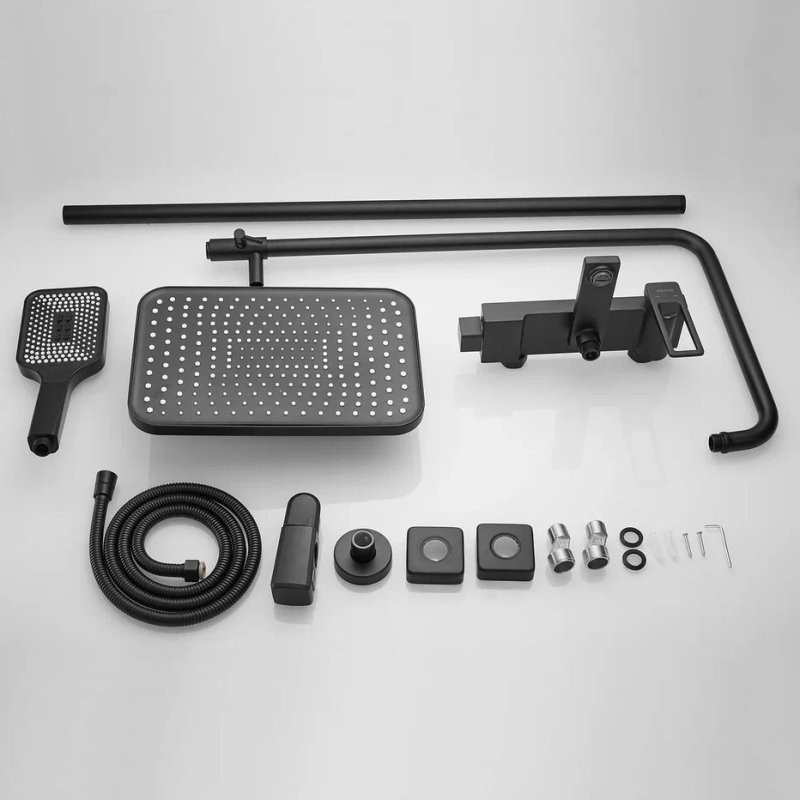 Душевая стойка Shevanik S6836H черная