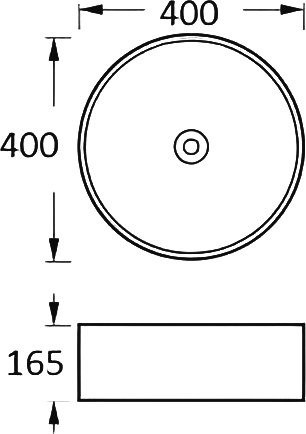 Накладная раковина AQUATEK AQ5118-MB матовая черная