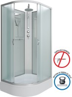 Душевая кабина Niagara Classic NG-33084-14RBKT 100х80 см, без крыши, с тропическим душем