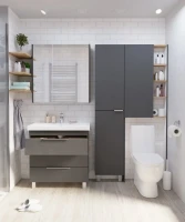 Мебель для ванной комнаты 1MarKa Gaula 60Н black Мебель для ванной комнаты 1MarKa Gaula 60Н black