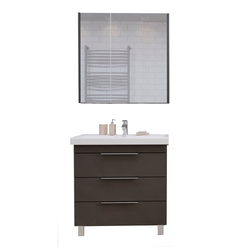 Мебель для ванной комнаты 1MarKa Gaula 60Н black