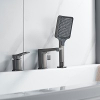 Смеситель на борт ванны Shevanik S9912T оружейная сталь Смеситель на борт ванны Shevanik S9912T оружейная сталь