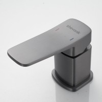 Смеситель на борт ванны Shevanik S9912T оружейная сталь Смеситель на борт ванны Shevanik S9912T оружейная сталь