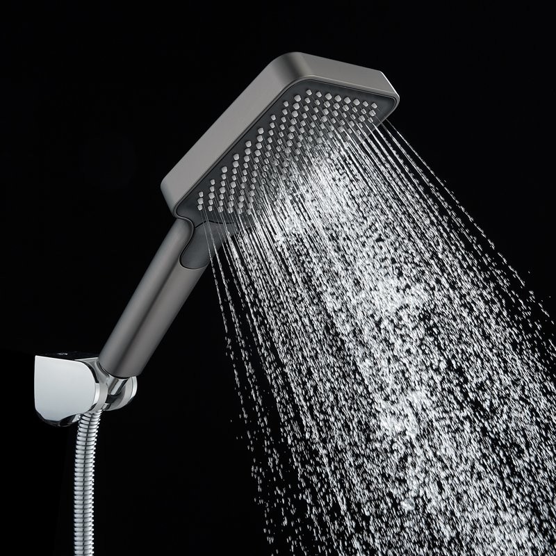 Смеситель на борт ванны Shevanik S9912T оружейная сталь