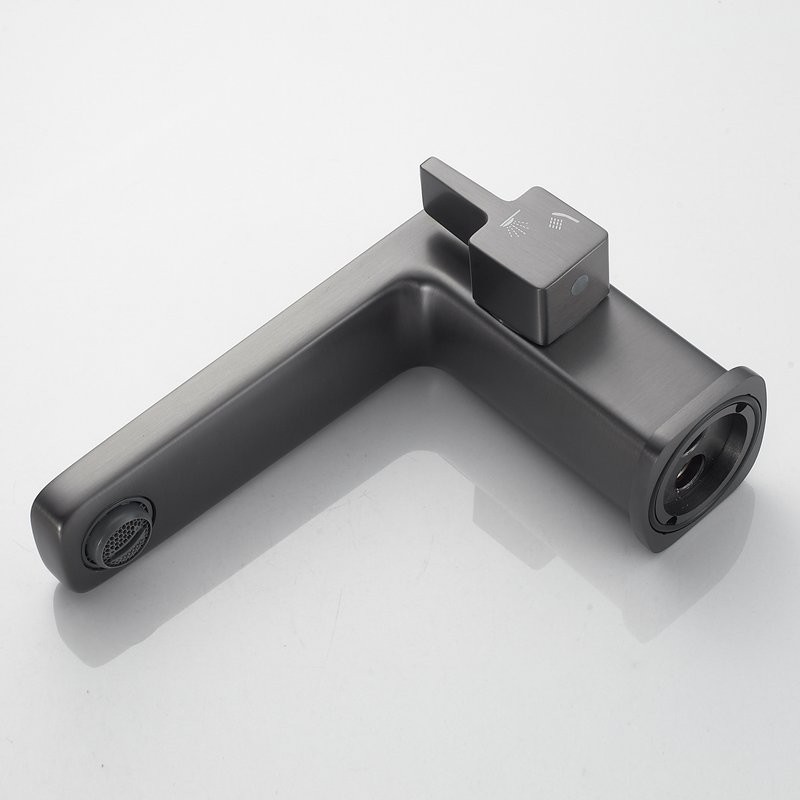 Смеситель на борт ванны Shevanik S9912T оружейная сталь