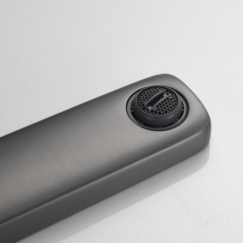 Смеситель на борт ванны Shevanik S9912T оружейная сталь