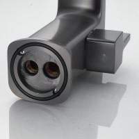 Смеситель на борт ванны Shevanik S9912T оружейная сталь Смеситель на борт ванны Shevanik S9912T оружейная сталь