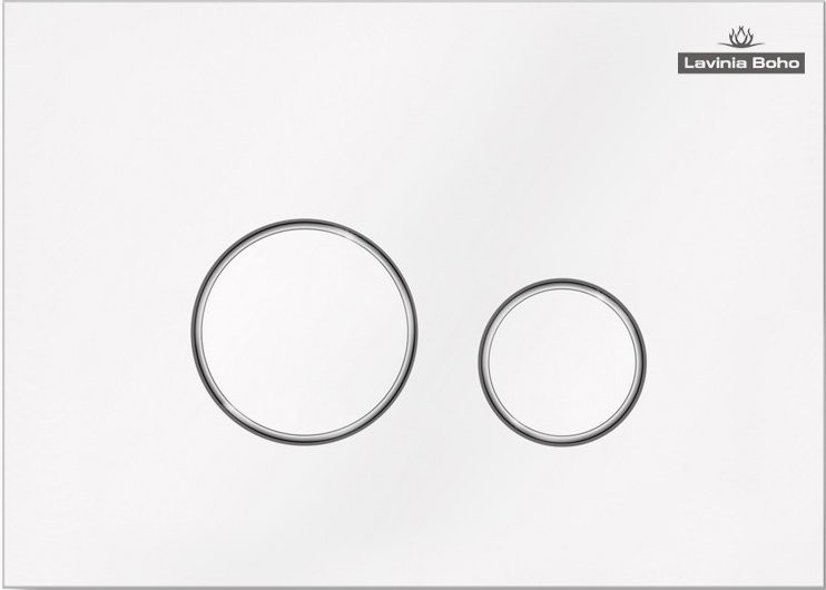 Комплект Lavinia Boho Унитаз подвесной Bell Pro Rimless 3301101R + Крышка-сиденье Bell Pro 33290100 с микролифтом + Инсталляция RelFix 38010010 + Кнопка RelFix 3805004W белая, хром + Дозатор RelFix 38040010