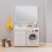 Тумба под раковину Aquanet Токио 58 1 ящик, 2 двери
