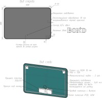 Зеркало BOND Loft M35ZE-12080 120х80 с подсветкой