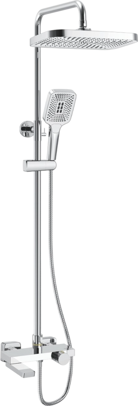 Душевая стойка Rose R1896 с термостатом, хром