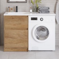 Тумба с раковиной BelBagno Kraft LVD 60-L rovere nebrasca nature