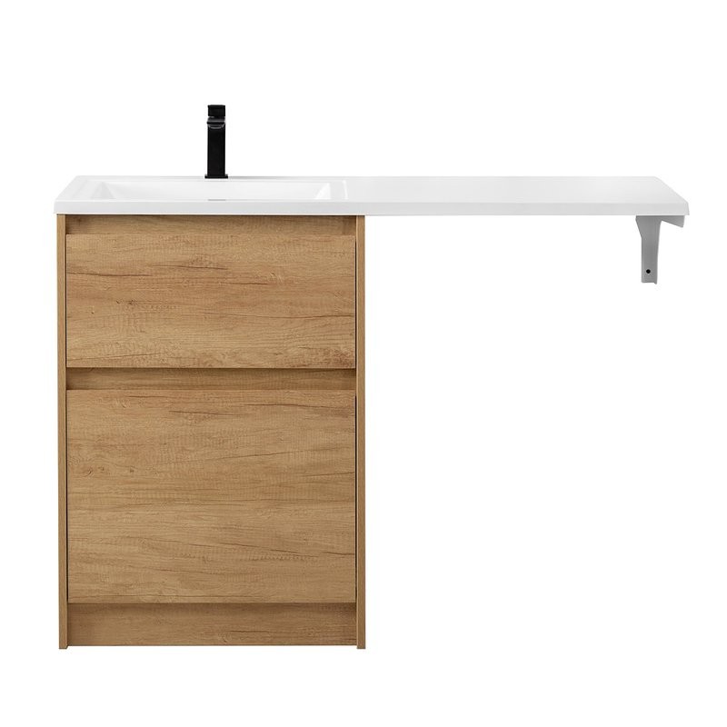 Тумба с раковиной BelBagno Kraft LVD 60-L rovere nebrasca nature