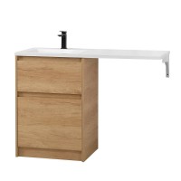 Тумба с раковиной BelBagno Kraft LVD 60-L rovere nebrasca nature