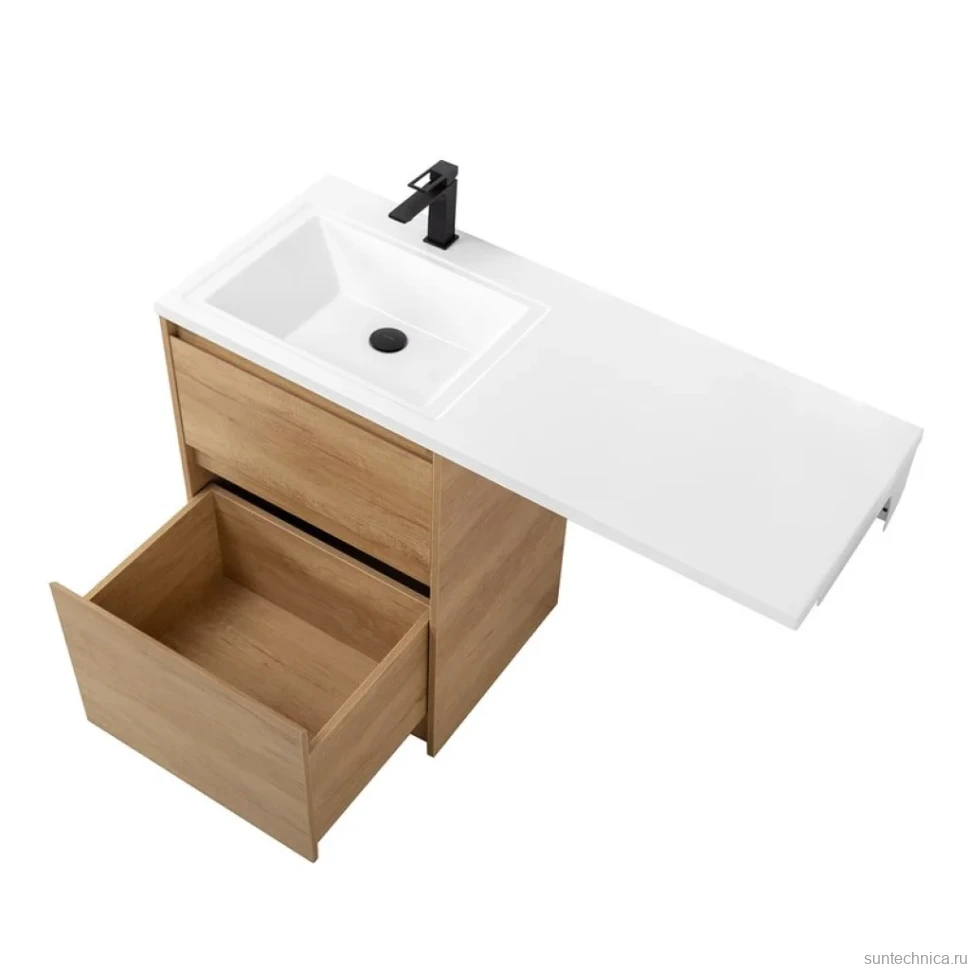 Тумба с раковиной BelBagno Kraft LVD 60-L rovere nebrasca nature