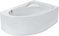 Акриловая ванна Roca Luna R 170x115 см, угловая, правая, пристенная, белая, асимметричная, с каркасом, со сливом-переливом