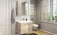Зеркало Comforty Тромсе 80 дуб сонома