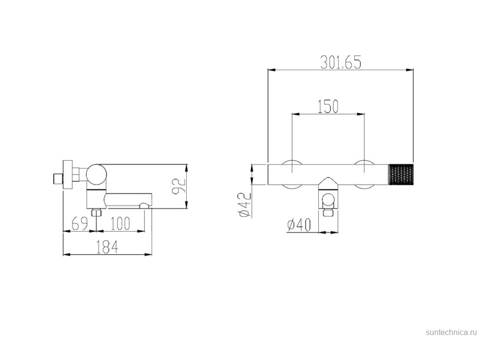 Смеситель для ванны с душем Olive'S Mansa 36201MNW белый