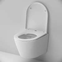 Комплект AM.PM Sense IS90238.741701 с сиденьем микролифт, кнопка смыва черная матовая